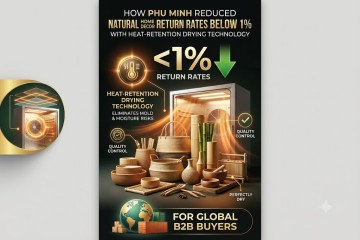 How Phu Minh Reduced Natural Home Decor Return Rates Below 1% with Heat-Retention Drying Technology